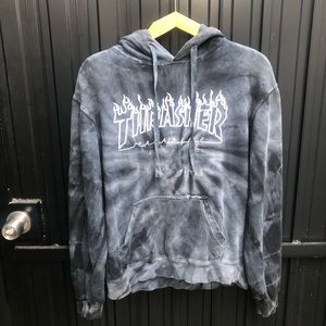 thrasher tie dye hoody